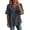 #0297-Dark Gray, variant on Raw Edge Casual T Shirts Women's Short Sleeve V Neck Solid Shirts Loose Fit Trendy Tops Summer Street Daily