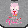 thumbnail image 4 of Inktastic Grammy's Little Valentine Boys or Girls Baby Bib, 4 of 4