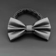 thumbnail image 3 of Bangcool Bow Tie Creative Adjustable Solid Color Neck Bowtie Formal Bowtie for Wedding, 3 of 6