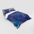 thumbnail image 3 of Ambesonne Abstract Bedding Set 3 Pcs, Ocean Inspired Paisley, Twin, Purple Blue, 3 of 3