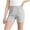 E214-Gray, variant on hengsof Lace Trim Solid Color Bike Shorts for Girls, Length Thin Leggings, Safety Shorts for Dress Wear in Summer Season, Size 4-13 Years