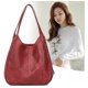 thumbnail image 2 of Bolso de mujer de cuero vintage de gran capacidad, 2 of 2