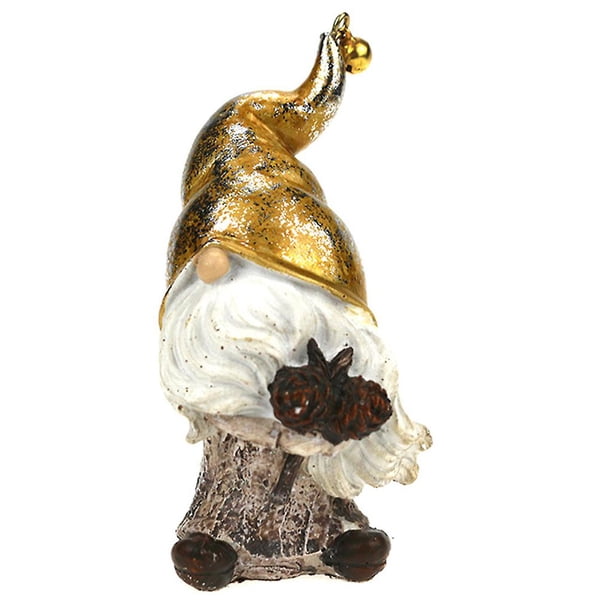 Estatua de Gnomo de jardín de resina, decoración de patio de Tomte sueco, figuras de elfo enano para porche delantero, adornos para exteriores