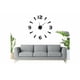 thumbnail image 2 of Pared Sala Grande 3d Diy Utilisimo Rayas Y Números Reloj Xtellar negro, 2 of 4