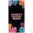 thumbnail image 2 of Floral Tropical Women's History Month Celebration Backdrop Banner Photography Props Background Decor Party Supplies Event Photography, 2 of 8