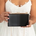 thumbnail image 2 of Weddingstar Acrylic Box Clutch - Black, 2 of 6