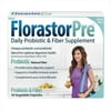 FlorastorPre Daily Probiotic and Fiber Supplement Vegetarian Capsules, Natural Fiber 30 Ea, 3 Pack