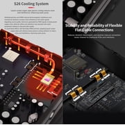 Gustard S26 Music Server,Ultra-Low Latency Audio Processing System,Supports Airplay/UpnP/Roon,Silver