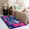thumbnail image 3 of Wolf Rugs for Living Room Bedroom - Animal Rug 3x5 - Cloud Carpet for Home Decor - Washable Non Slip Patterned Indoor Small Area Rug - Soft & Low Pile (ZJ&225), 3 of 7