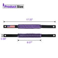 thumbnail image 2 of AUFER 2x Purple Roll Bar Grab Handles With America Flag Logo Compatible with for Ford Bronco 2021-2022, 2 of 7