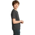 thumbnail image 3 of Port & Company Youth Cotton Essential T-Shirt. Charcoal. S., 3 of 4