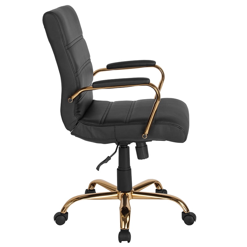 Venta Black Office Chair With Gold Legs En Stock