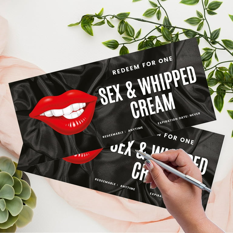 Koyal Wholesale Red Lips Redeem For One Naughty Sexy Love Coupons for  Couples Funny Romantic Valentines Day, 16-Pk 