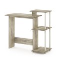 thumbnail image 5 of Furinno EFFICIENT 29-Inch Computer Desk with 3 Open Side Shelves, Light Oak, 5 of 6