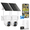White-2 Camera, variant on Security Cameras Wireless Outdoor, 5G&2.4G WiFi Cameras for Home Security, No Subscription needed, 2 Cam-Kit,4MP Solar Powered Security Cameras System, 360°PTZ,128GB Local Storage, Color Night Vision