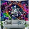 thumbnail image 4 of PRATYUS  Moon Star Tapestries Celestial Galaxy Starry Tapestry Mandala Tapestry Hippie Boho Tapestry for Room 60x50inch, 4 of 6