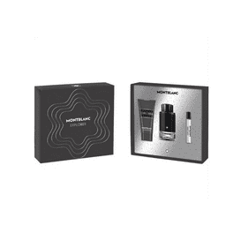 Mont Blanc Explorer Men's 3 Piece Gift Set: EDP Spray + Mini