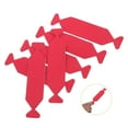 thumbnail image 2 of 6Pcs Red Microfiber Flannel Squeegee Buffer Tapes for Car Windows Scratch Protection 12.6x3x0.2in, 2 of 8