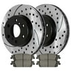 Scion TC Brake Rotors And Pads Complete Front & Rear Brake Kit For 2005-2010 Scion TC - Rotors & Ceramic Pads 2009 Toyota Corolla Brakes - Foto 8