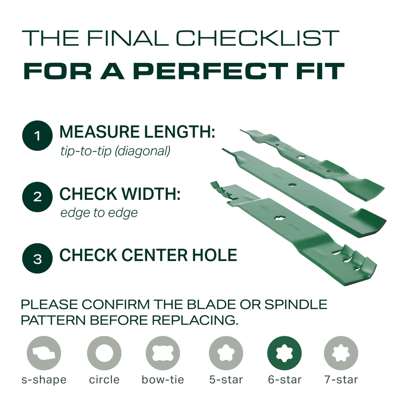 UDC Parts 04771200 High Lift Mower Blades for Ariens 52 Inch Ikon X XD XL Gravely ZTX ZT XL, 3 Pack