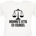thumbnail image 4 of Inktastic Mommy Little Co Counsel Lawyer Boys or Girls Long Sleeve Baby Bodysuit, 4 of 5