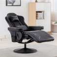 thumbnail image 2 of Upgrade Office Gaming Chair Ergonomic Design Back Recliner Desk Chair with Electric Massage Pillow Cup Holder and Pouches Black, 2 of 11
