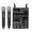 One to two microphone mixer, variant on High-Quality 4-Channel Mixer with UHF Wireless Microphone System - Perfect for Music Performance and Karaoke, 48 Phantom Power, Wireless Phone Connectivity for an Exceptional Music Experience
