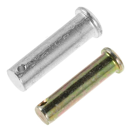 WHAMVOX 1 Pair Trailer Drop Foot Jack Replacement Safety Coupler Pin with Hitch Pin Wire Lock for Farm Lawn and Garden Hitches Grey