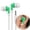 Green, variant on Wired 3.5Mm Earphones Noise Cancelling In Ear Headphones Colorful Earbuds For Phone Tablet Pc