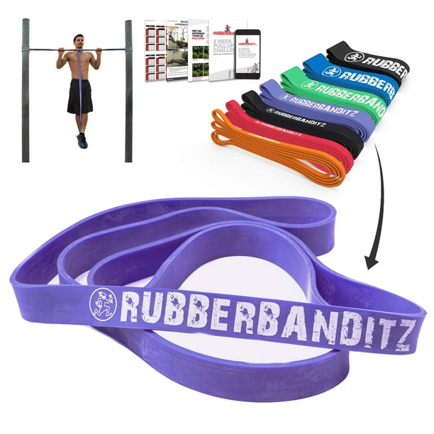 Pull up Assist Resistance Bands by Rubberbanditz Heavy Duty Loop