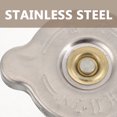thumbnail image 2 of Radiator Cap Tricycle Coolant Cap Stainless Steel Radiator Cover Vehicle Part, 2 of 9