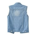thumbnail image 4 of Family Matching Denim Vests for Everyday Casual Wear Stylish Lapel Design Trendy and Comfortable Fit for Spring and Summer Activities Versatile Layering Solution for All Occasions, 4 of 4