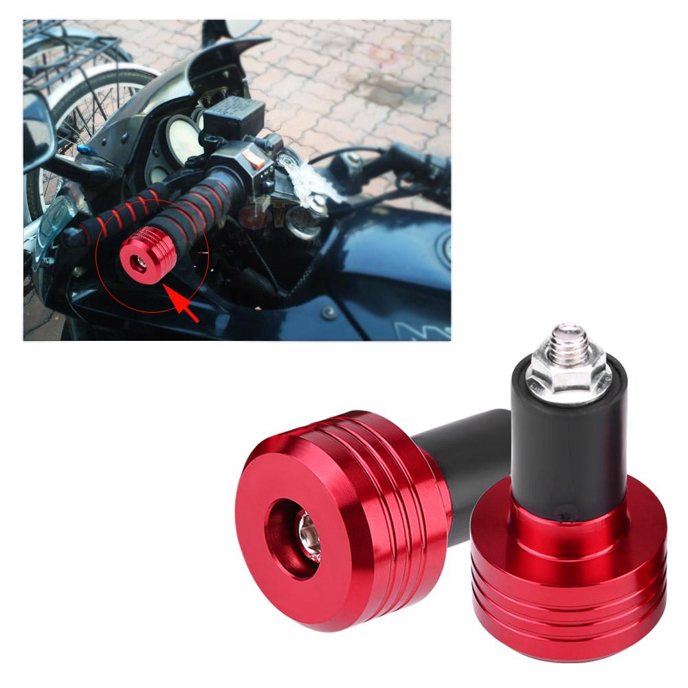 Mgaxyff Pair of 22mm Universal Aluminum Motorcycle Grip Handlebar Ends
