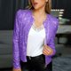 thumbnail image 1 of Chaquetas y abrigos casuales sin mangas y sin capucha para mujer, chaqueta de lentejuelas con abertura frontal, blazer corto de manga larga, abrigo informal, tops, abrigo para mujer, 1 of 7