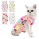 thumbnail image 2 of Traje de destete con estampado bonito para mascotas, ropa para gatos, perros pequeños, chaleco, mono, traje de recuperación para después de la cirugía, trajes, 2 of 5