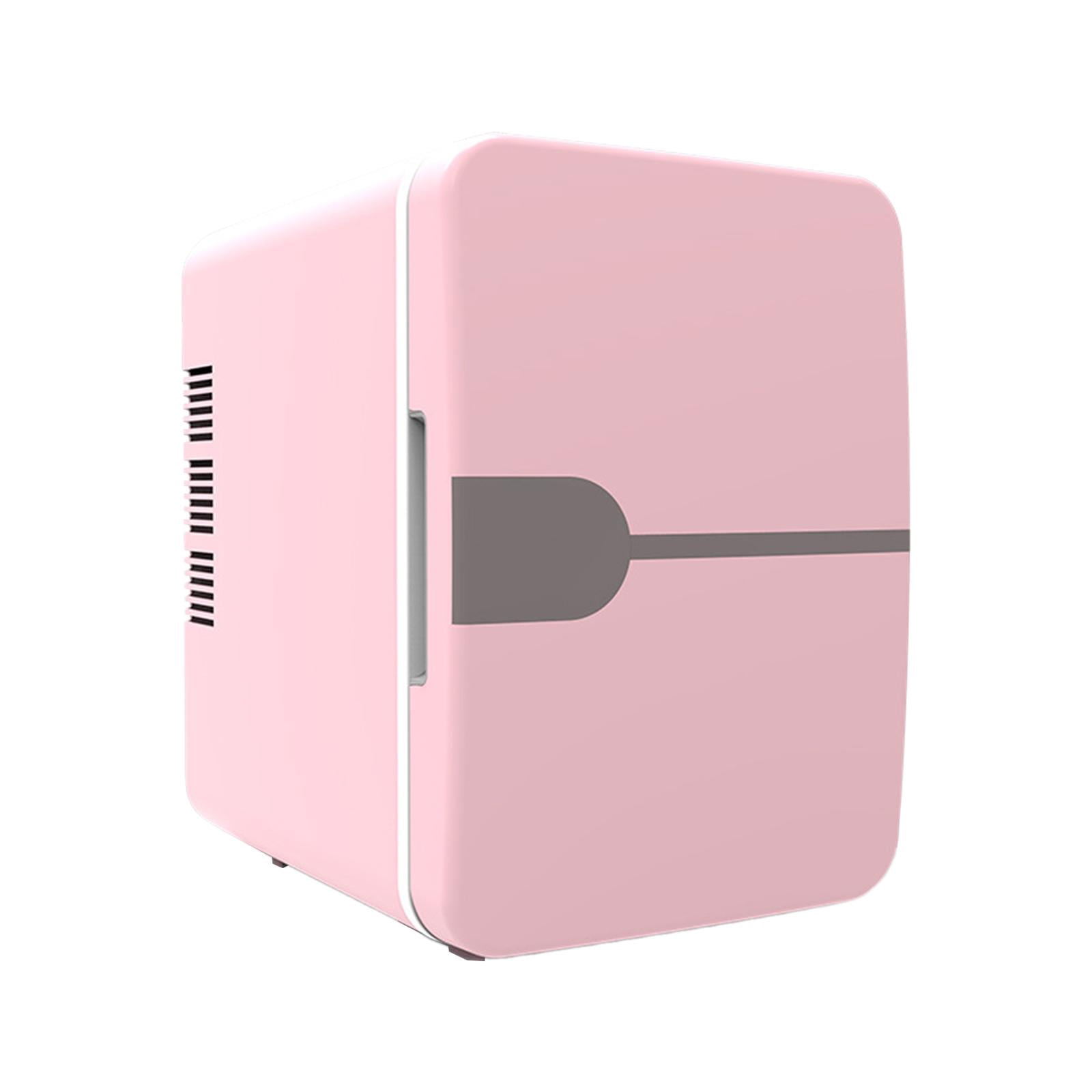 Baoblaze Compact Refrigerator Little Tiny Fridge Lightweight Multipurpose Mini Fridge Pink