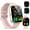 Pink, variant on 2025 NEW 1.91''HD Screen Smart Watch Compatible with Android and iPhone,Answer/Make Calls/100 Sports Modes/Message Reminder,IP68 Waterproof Fitness Tracker for Men Women, Gifts