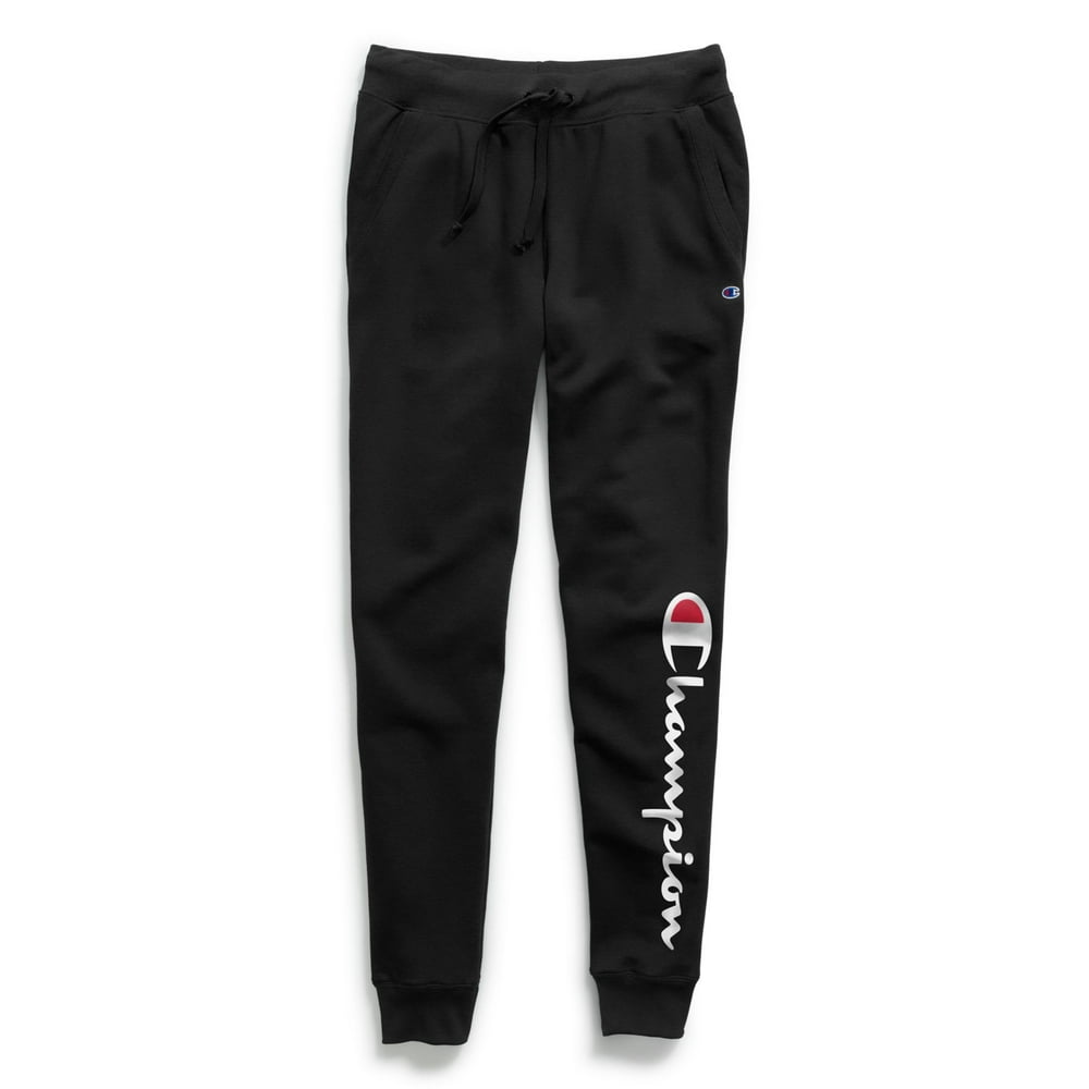 champion powerblend joggers script logo