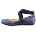 thumbnail image 4 of Jessica Simpson Womens Mandalaye Fabric Square Toe Ankle Wrap Ballet Flats, 4 of 5