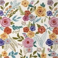 thumbnail image 2 of Rugs.com Blossom Collection Rug – 10 Ft Square Ivory Medium Rug Perfect For Living Rooms, Kitchens, Entryways, 2 of 8