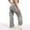Light Gray, variant on SNKSDGM Women's Plus Work Pants Women Black Flare Work Pants Women Cargo Plus Size High Waist Women's Wide Leg Trousers Straight Leg Work Pants Stylish Casual Pants for All Seasons