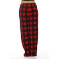Just Love Women's Plus Fleece Pajama Pants, Soft & Cozy Buffalo Plaid