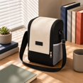 thumbnail image 5 of Insulated Lunch Bag | Lunch Bag with Shoulder Strap | Black Cooler Lunch Bag for Work School Daily Use, Gift for Adults Men Women, 5 of 6