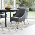 thumbnail image 4 of Madelaine Dining Chair Navy Blue & Gold, 4 of 8
