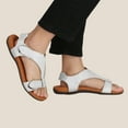thumbnail image 2 of HBYJLZYG Women's Flat Sandals, Comfort Slip-On Elastic Ankle Strap Slingback Light Weight Casual Walking Sandals, 2 of 4