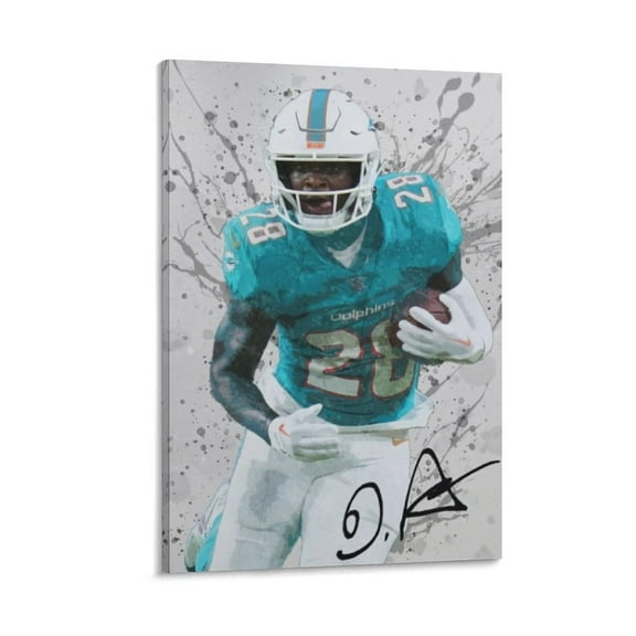 Devon Achane Canvas Poster Picture Print Wall Art Poster Painting Canvas Posters Artworks Gift Room Aesthetic 24x36inch(60x90cm)