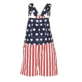 thumbnail image 4 of ORQ American Independence Day Flag Short Men Overalls, 4 of 5