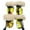 Yellow, variant on 4 Pack/set Pet Winter Rain Boots With Fleece Liner Cartoon Waterproof Anti Slip Shoes For Dogs