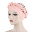 thumbnail image 3 of iHPH7 African Head Wraps for Black Women Turbans for Women with Cancer Turban Headbands for Women Head Scarf for Women's Hair Turban Head Wraps for Women, Pink One Size, 3 of 3