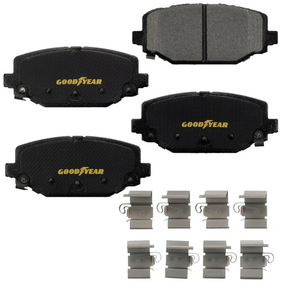 Goodyear Brakes GYD1589 Auto Carbon Ceramic Truck and SUV Front Brake Pads